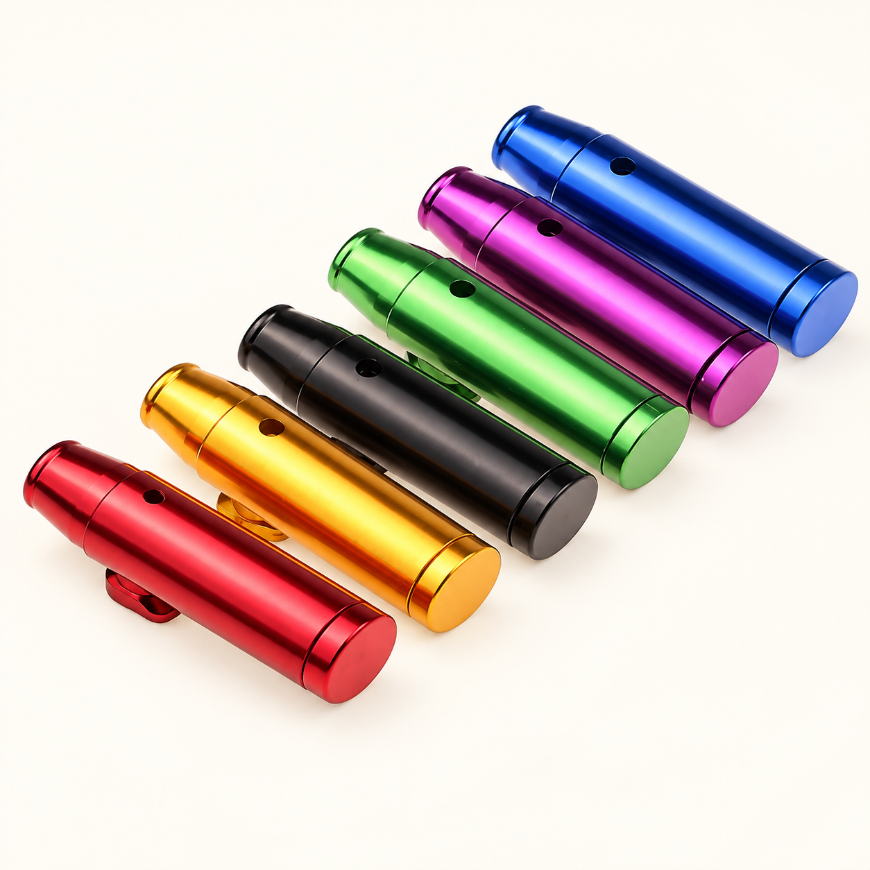 Small metal snuff dispenser assortment with side details